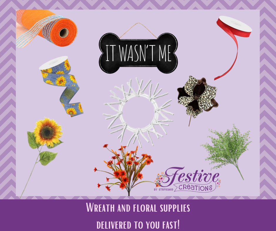wreath and floral supplies
