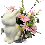 DIY Easter bunny centerpiece